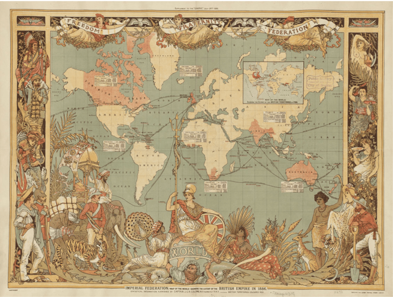 British Empire in 1886 map (license details: CC BY 2.0)